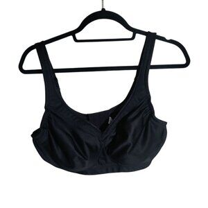 Glamorise 1006 Full Figure MagicLift Seamless Wire Free Sports Bra 36D Black